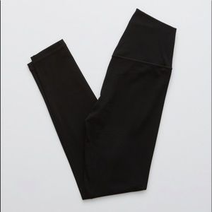 Aerie OFFLINE Goals 7/8 Hi-Rise Black Leggings